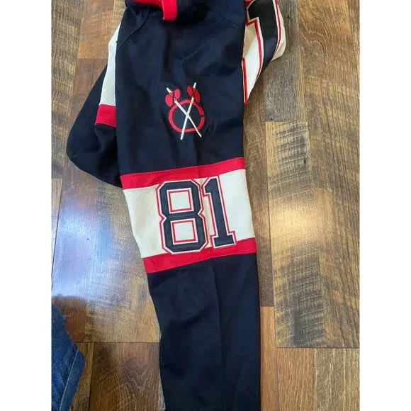 Hossa Chicago Blackhawks Jersey Winter Classic 2009 Reebok Fight Strap Sz 48 CCM